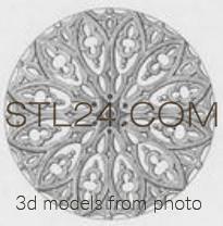 Розетки (ROSETTE_1642 -  | 3D model 3DSMAX / OBJ / STL) 3D модель для ЧПУ станка